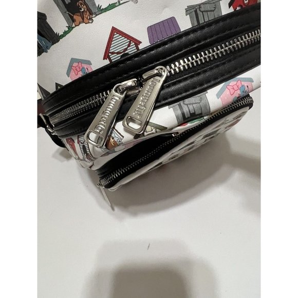 Loungefly Disney Dogs Doghouse Allover Print Mini Backpack Dodger Lady Tramp - Picture 4 of 5